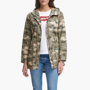 Levi's Camo Hooded Fishtail Parka Utility Jacket